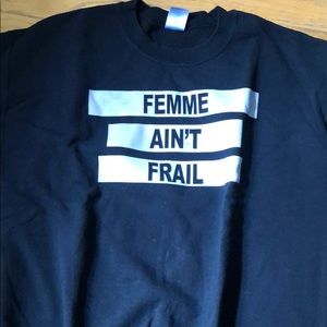 Feminist Apparel sweatshirt!